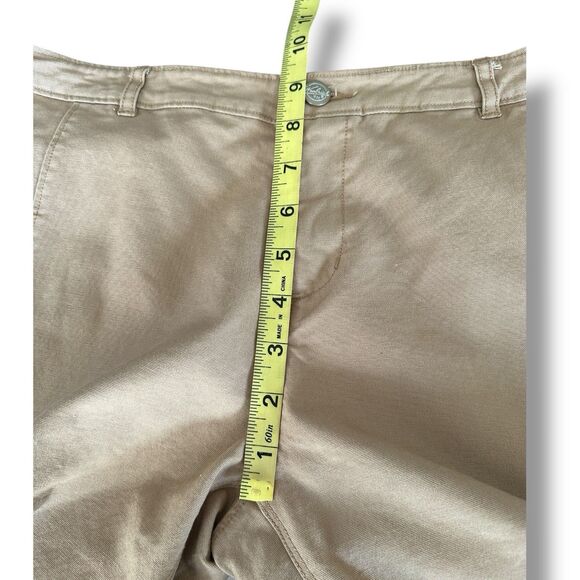 Woolrich Women’s Heavy Cotton Pants Tan Side Pocket Straight Leg Size 8 - Picture 9 of 10